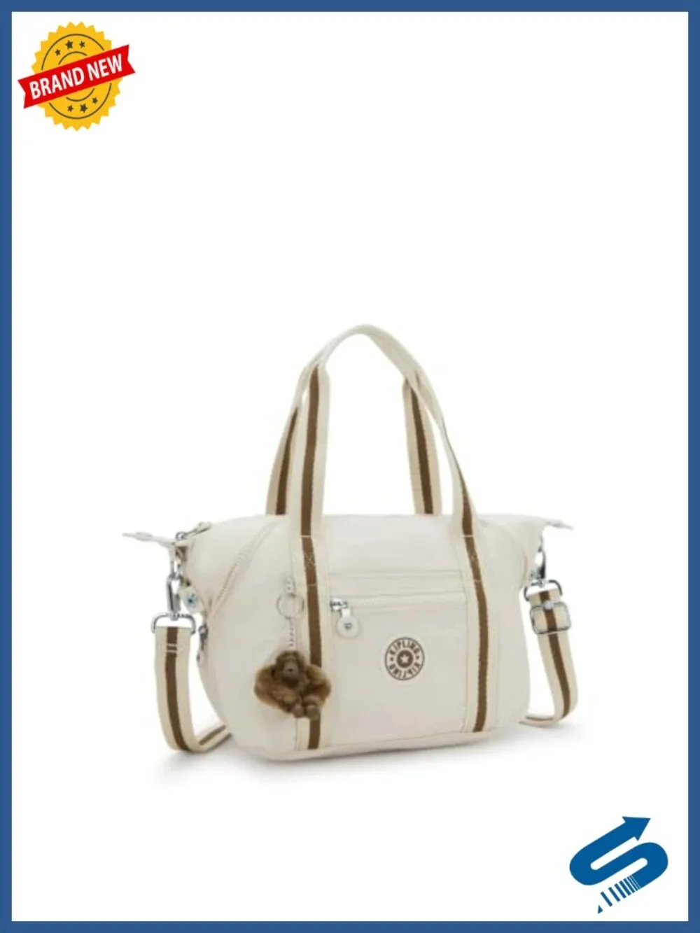 Kipling Art Mini Tote - Lightweight Nylon Travel Handbag, Crossbody, Weekender